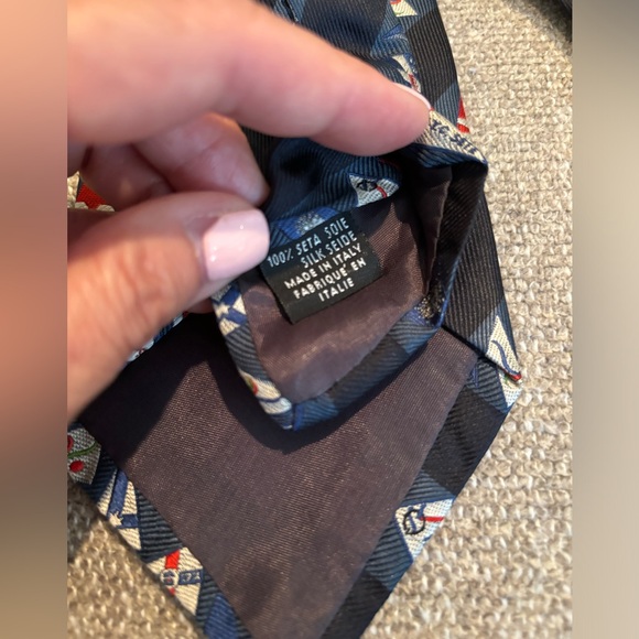 ✨LOUIS VUITTON CUP Tie 100% Silk Authentic Vintage Rare Find - Picture 5 of 11